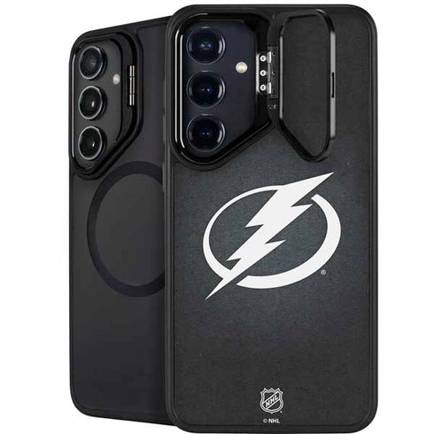 NHL Tampa Bay Lightning Black Background Galaxy S25 Plus Kickstand Case