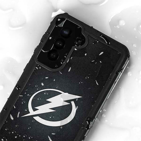 NHL Tampa Bay Lightning Black Background Galaxy S24 Plus Waterproof Case