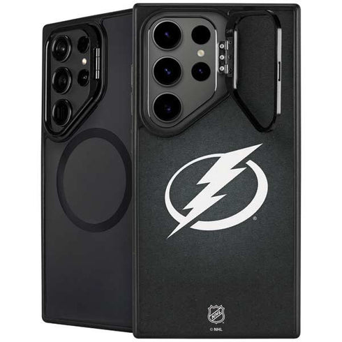 NHL Tampa Bay Lightning Black Background Galaxy S24 Ultra Kickstand Case
