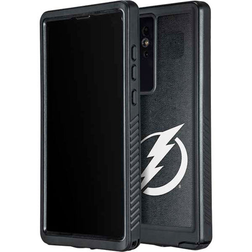NHL Tampa Bay Lightning Black Background Galaxy S24 Ultra Waterproof Case