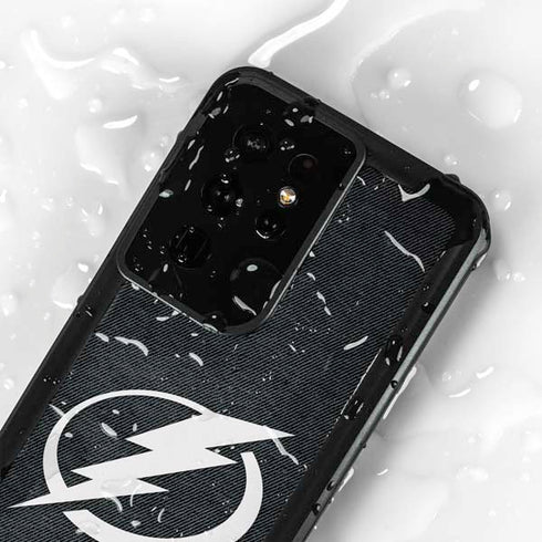 NHL Tampa Bay Lightning Black Background Galaxy S24 Ultra Waterproof Case
