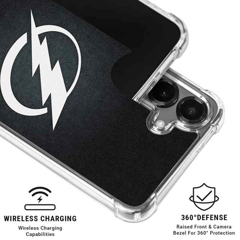 NHL Tampa Bay Lightning Black Background Galaxy S26 Clear Case