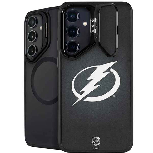 NHL Tampa Bay Lightning Black Background Galaxy S26 Kickstand Case