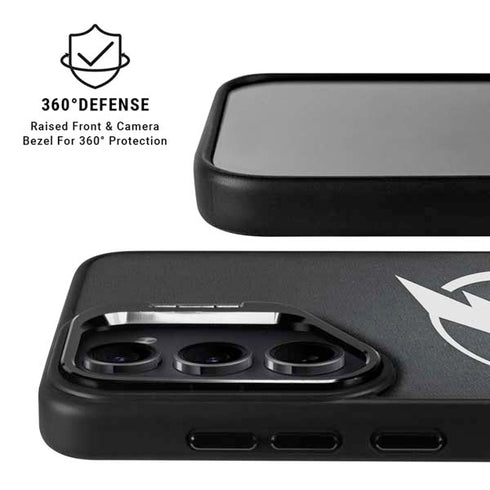 NHL Tampa Bay Lightning Black Background Galaxy S26 Kickstand Case