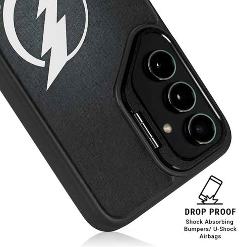 NHL Tampa Bay Lightning Black Background Galaxy S26 Plus Kickstand Case
