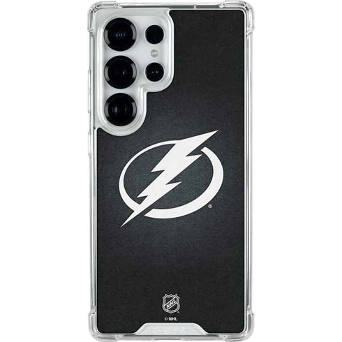 NHL Tampa Bay Lightning Black Background Galaxy S26 Ultra Clear Case