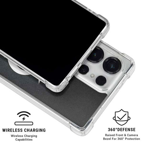 NHL Tampa Bay Lightning Black Background Galaxy S26 Ultra Clear Case