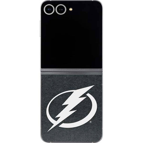NHL Tampa Bay Lightning Black Background Galaxy Z Flip6 Skin
