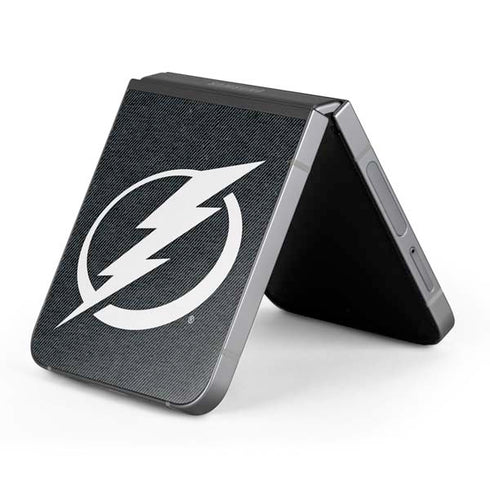 NHL Tampa Bay Lightning Black Background Galaxy Z Flip6 Skin