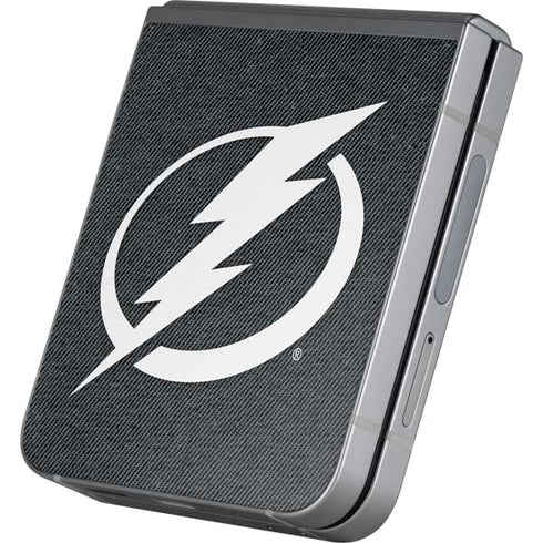 NHL Tampa Bay Lightning Black Background Galaxy Z Flip6 Skin