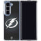 NHL Tampa Bay Lightning Black Background Galaxy Z Fold5 5G Clear Case