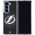 NHL Tampa Bay Lightning Black Background Galaxy Z Fold5 5G Clear Case