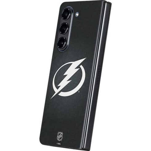 NHL Tampa Bay Lightning Black Background Galaxy Z Fold5 5G Skin