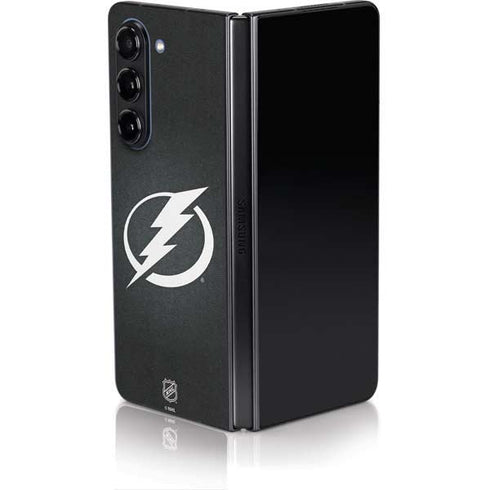 NHL Tampa Bay Lightning Black Background Galaxy Z Fold5 5G Skin
