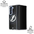 NHL Tampa Bay Lightning Black Background Galaxy Z Fold6 Clear Case