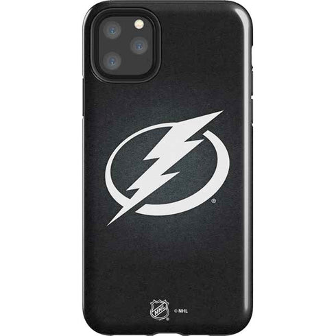 NHL Tampa Bay Lightning Black Background iPhone Cases