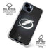 NHL Tampa Bay Lightning Black Background iPhone 15 Clear Case
