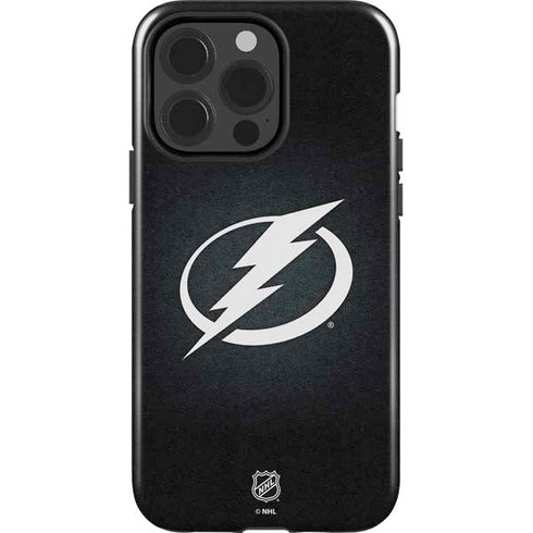 NHL Tampa Bay Lightning Black Background iPhone 15 Pro Impact Case