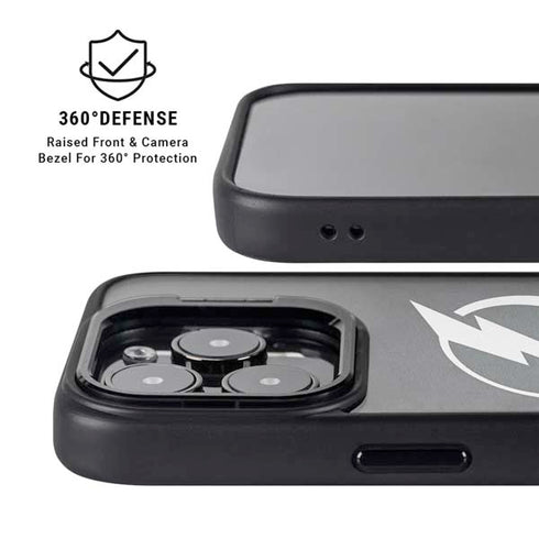 NHL Tampa Bay Lightning Black Background iPhone 15 Pro Max Kickstand Case