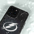 NHL Tampa Bay Lightning Black Background iPhone 15 Pro Waterproof Case