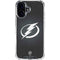 NHL Tampa Bay Lightning Black Background iPhone 16 Clear Case