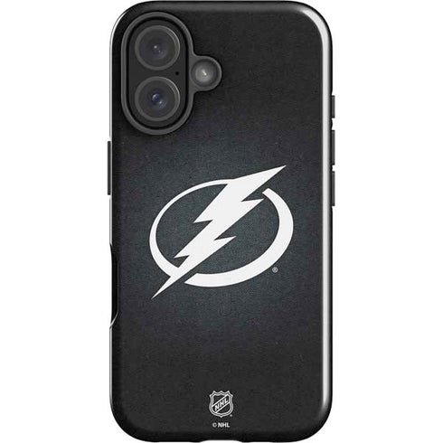 NHL Tampa Bay Lightning Black Background iPhone 16 Impact Case