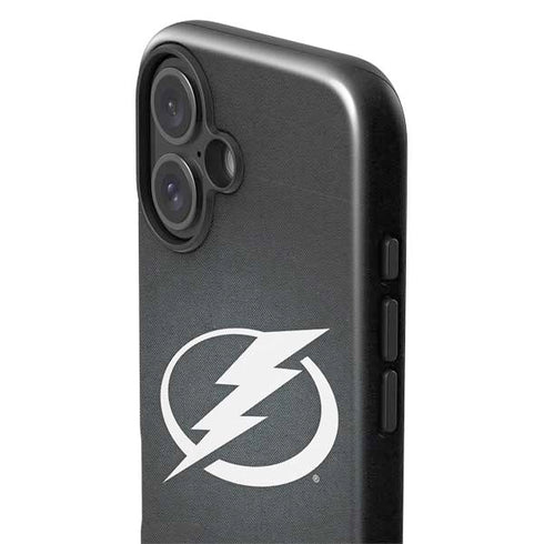 NHL Tampa Bay Lightning Black Background iPhone 16 Impact Case
