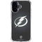 NHL Tampa Bay Lightning Black Background iPhone 16 Plus Clear Case
