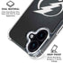 NHL Tampa Bay Lightning Black Background iPhone 16 Plus Clear Case