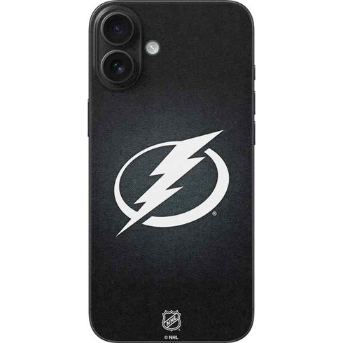 NHL Tampa Bay Lightning Black Background iPhone 16 Plus Skin