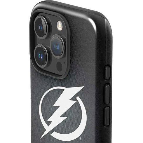 NHL Tampa Bay Lightning Black Background iPhone 16 Pro Impact Case