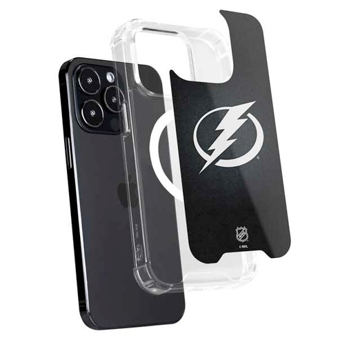 NHL Tampa Bay Lightning Black Background iPhone 16 Pro MagSafe Case