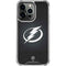 NHL Tampa Bay Lightning Black Background iPhone 16 Pro Max Clear Case