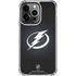 NHL Tampa Bay Lightning Black Background iPhone 16 Pro Max Clear Case