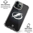 NHL Tampa Bay Lightning Black Background iPhone 16 Pro Max Clear Case