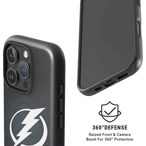 NHL Tampa Bay Lightning Black Background iPhone 16 Pro Max Magsafe Impact Case