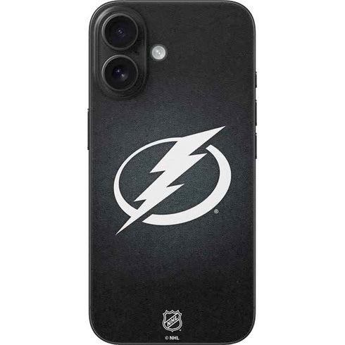 NHL Tampa Bay Lightning Black Background iPhone 16 Skin