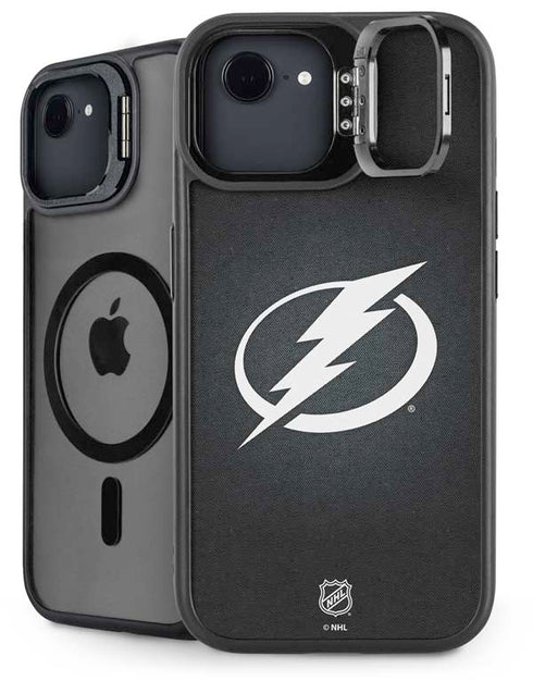 NHL Tampa Bay Lightning Black Background iPhone 16e Kickstand Case