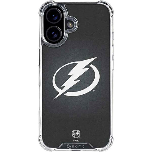 NHL Tampa Bay Lightning Black Background iPhone 17 Clear Case