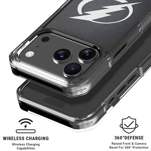 NHL Tampa Bay Lightning Black Background iPhone 18 Pro Clear Case