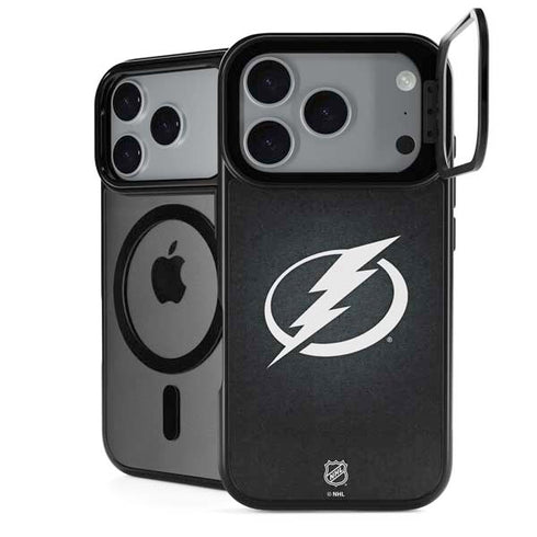 NHL Tampa Bay Lightning Black Background iPhone 18 Pro Kickstand Case