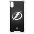 NHL Tampa Bay Lightning Black Background iPhone XS Clear Case