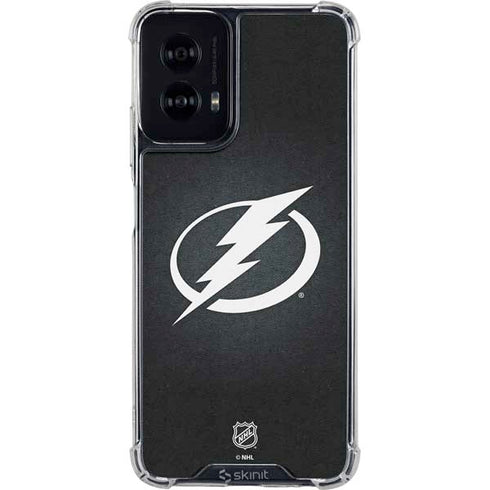 NHL Tampa Bay Lightning Black Background Moto G Power 5G (2024) Clear Case