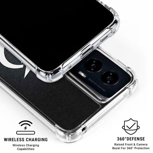 NHL Tampa Bay Lightning Black Background Moto G Power 5G (2024) Clear Case