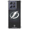 NHL Tampa Bay Lightning Black Background Moto G Stylus 5G (2025) Clear Case