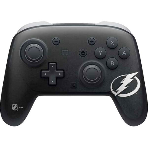 NHL Tampa Bay Lightning Black Background Nintendo Switch 2 (2025) Pro Controller Skin