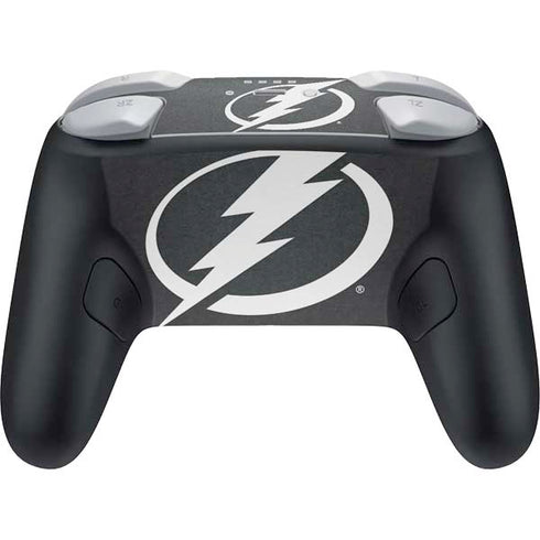 NHL Tampa Bay Lightning Black Background Nintendo Switch 2 (2025) Pro Controller Skin