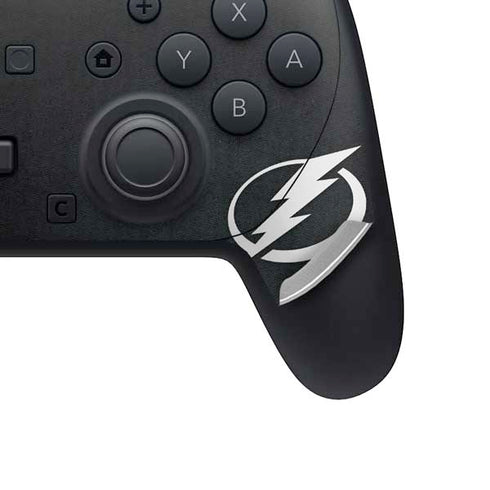 NHL Tampa Bay Lightning Black Background Nintendo Switch 2 (2025) Pro Controller Skin