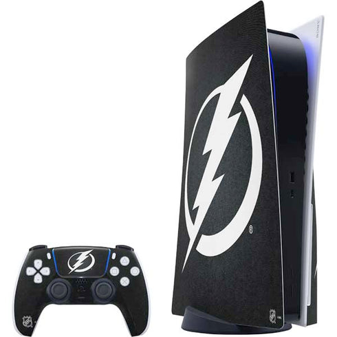 NHL Tampa Bay Lightning Black Background PlayStation PS5 Skins