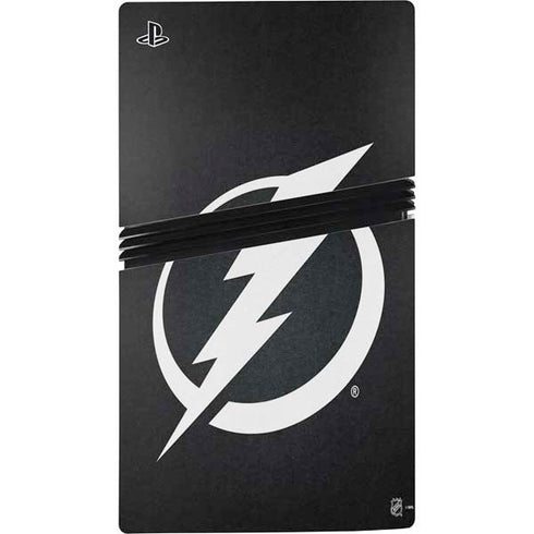 NHL Tampa Bay Lightning Black Background PS5 Pro Bundle Skin